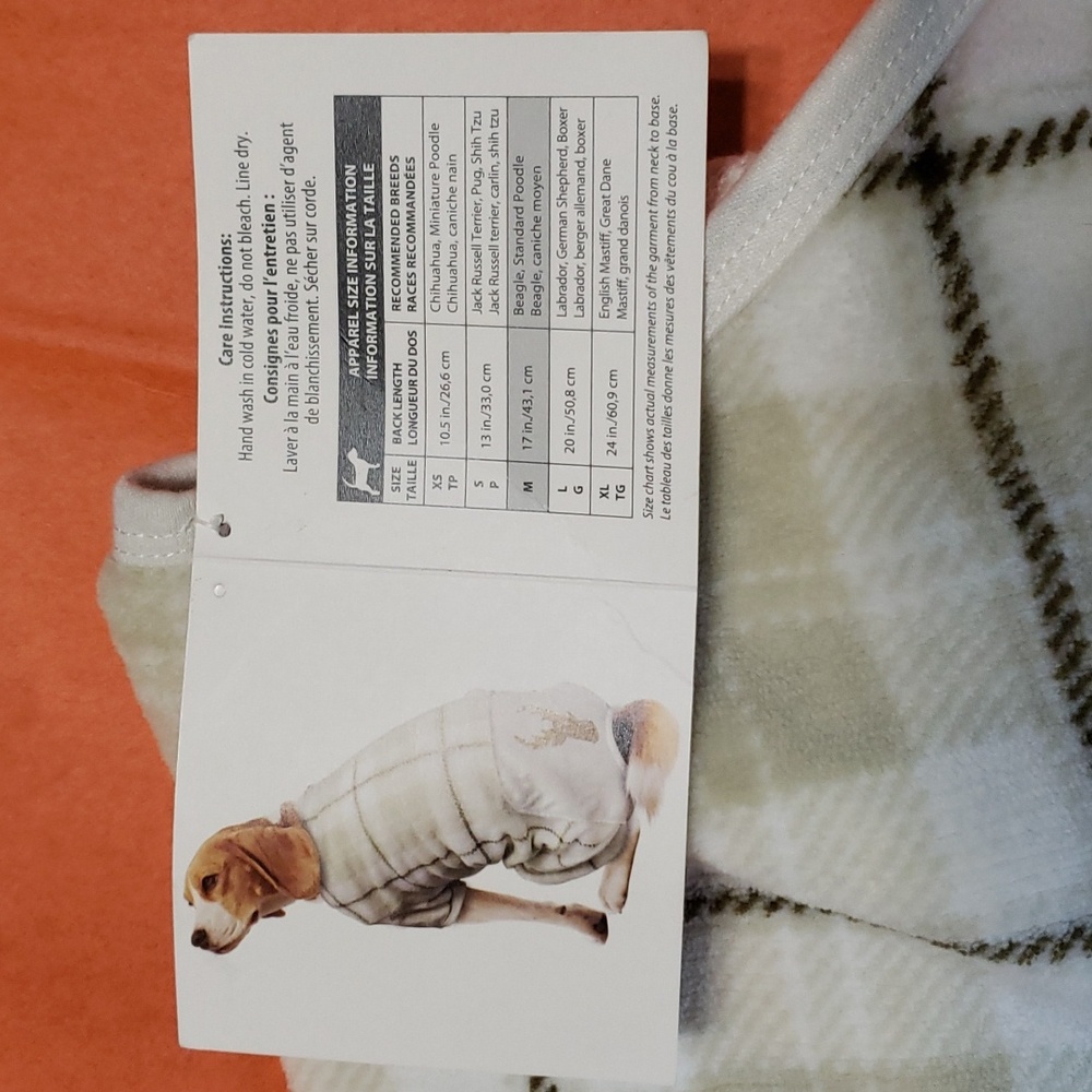 Pet Pajamas Size M